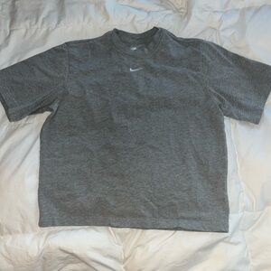 Nike Heather Gray Loose Fit Tee